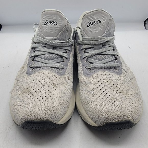 Asics Dynablast Women 8.5 Gray Purple Running Shoes Lace Up Low Top 1012A701 - Picture 2 of 13